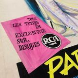 Original gouache of the poster "Paris, My Loves" by Joséphine Baker, 1959 • ART