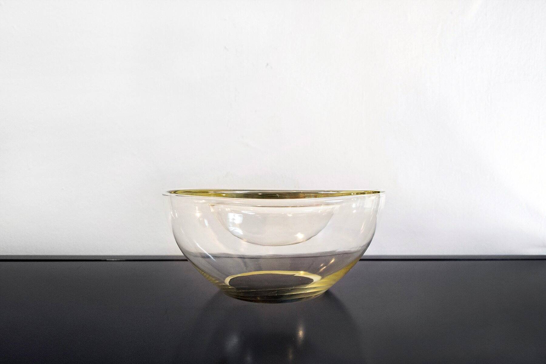 Centrotavola Bola vintage in vetro di Murano di Vistosi, anni '70