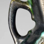 Large collection of 5 modernist glazed Belgian ceramics – Thulin / AIRAIN – Art Deco – 1930s-50s
