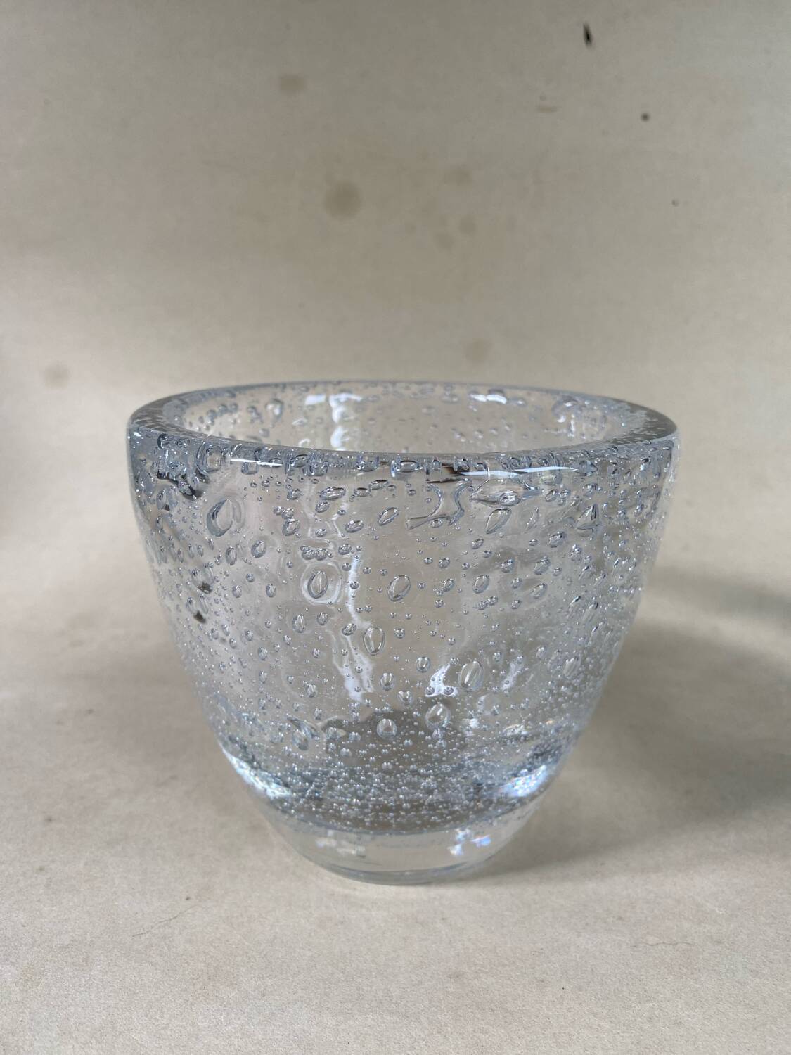 Daum Nancy France, bubble vase, circa 1930