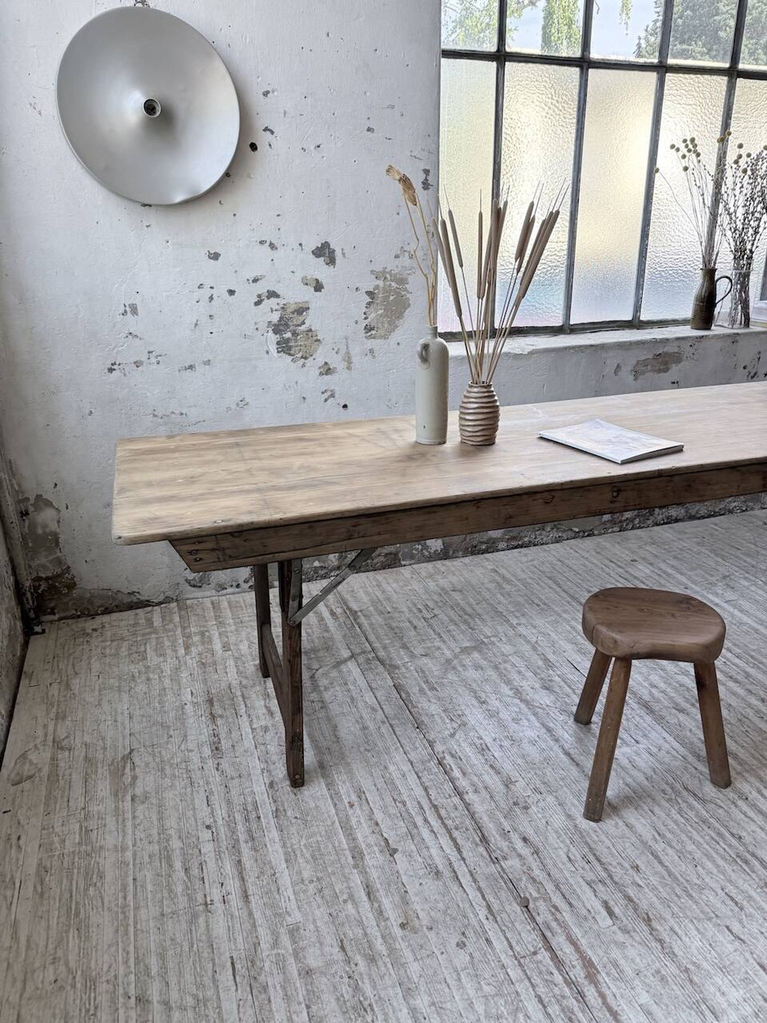 1950 XL folding farmhouse table in pine