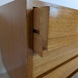 Small chest of drawers, bedside table from the 60s, rosewood.