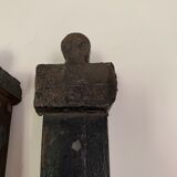 Victorian bed wrought iron and brass