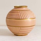 French art deco vase signed odyv 1930