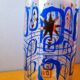 Set of 6 Screen-Printed Glasses 1960