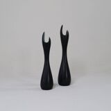 Mid-century modern ceramic vases "Caolina" by Gunnar Nylund Rörstrand, Sweden.