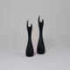 Mid-century modern ceramic vases "Caolina" by Gunnar Nylund Rörstrand, Sweden.