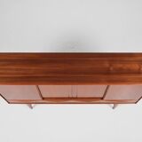 Midcentury Danish highboard in teak by E.W. Bach for Sejling Skabe 1960s - with 4 doors & 4 drawers