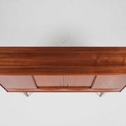 Midcentury Danish highboard in teak by E.W. Bach for Sejling Skabe 1960s - with 4 doors & 4 drawers