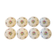 Set 8 lunéville KG Old Lamppost dessert plates
