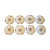Set 8 lunéville KG Old Lamppost dessert plates