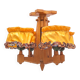 Guillerme and Chambron 4-light chandelier