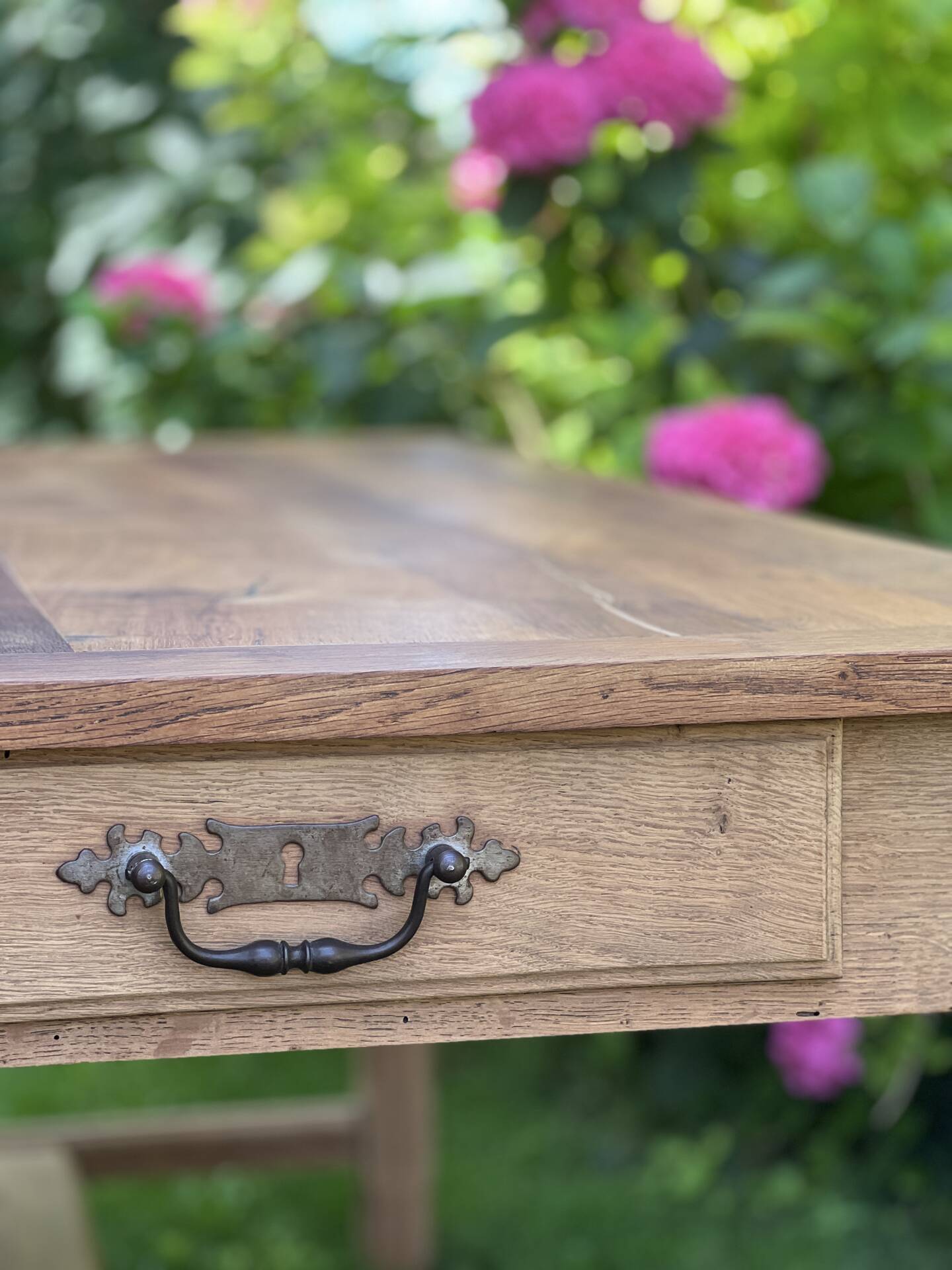 Farm table - solid oak light wood