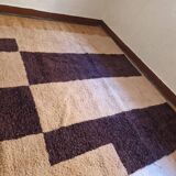 Handmade traditional pure natural wool rug, size 170 x 250 cm