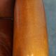 Beautiful and Comfortable Sheepskin Wingback Armchair with a Wonderful Patina