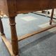 Table de ferme ancienne Louis XIII en chêne massif – Console / Îlot d'