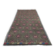 Neutral Oushak Geometric Kilim Rug