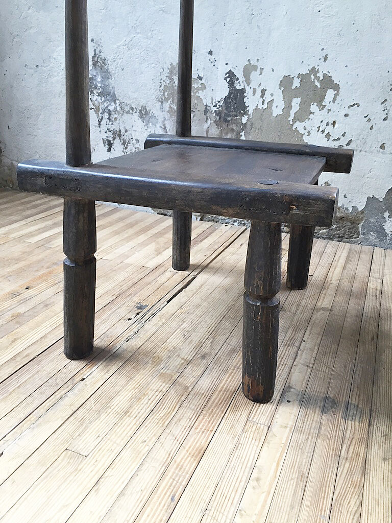 Pair of Ivory Coast chairs 50s