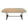 Travertine and wood coffee table from the 60s-70s
