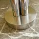 Organ vase with 3 chrome metal soliflores from the 70s