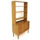Commode-bibliothèque scandinave en chêne, Suède, 1960