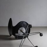 3117 Black swivel chair by Arne Jacobsen for Fritz Hansen