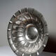 Large basin, bowl, Olri Italy vintage 1950s hammered silver.