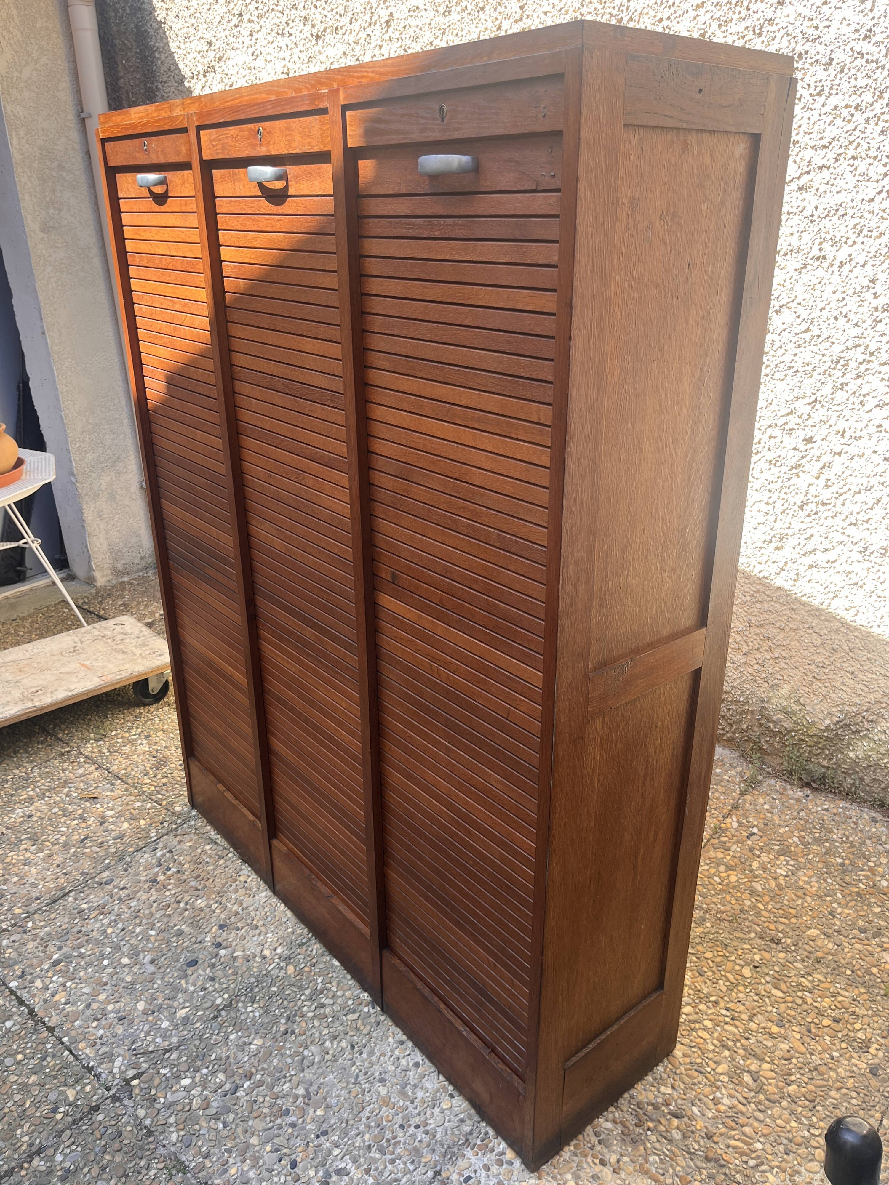 vintage wooden curtain cabinet from the 1950s/60s