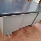 Metal industrial desk