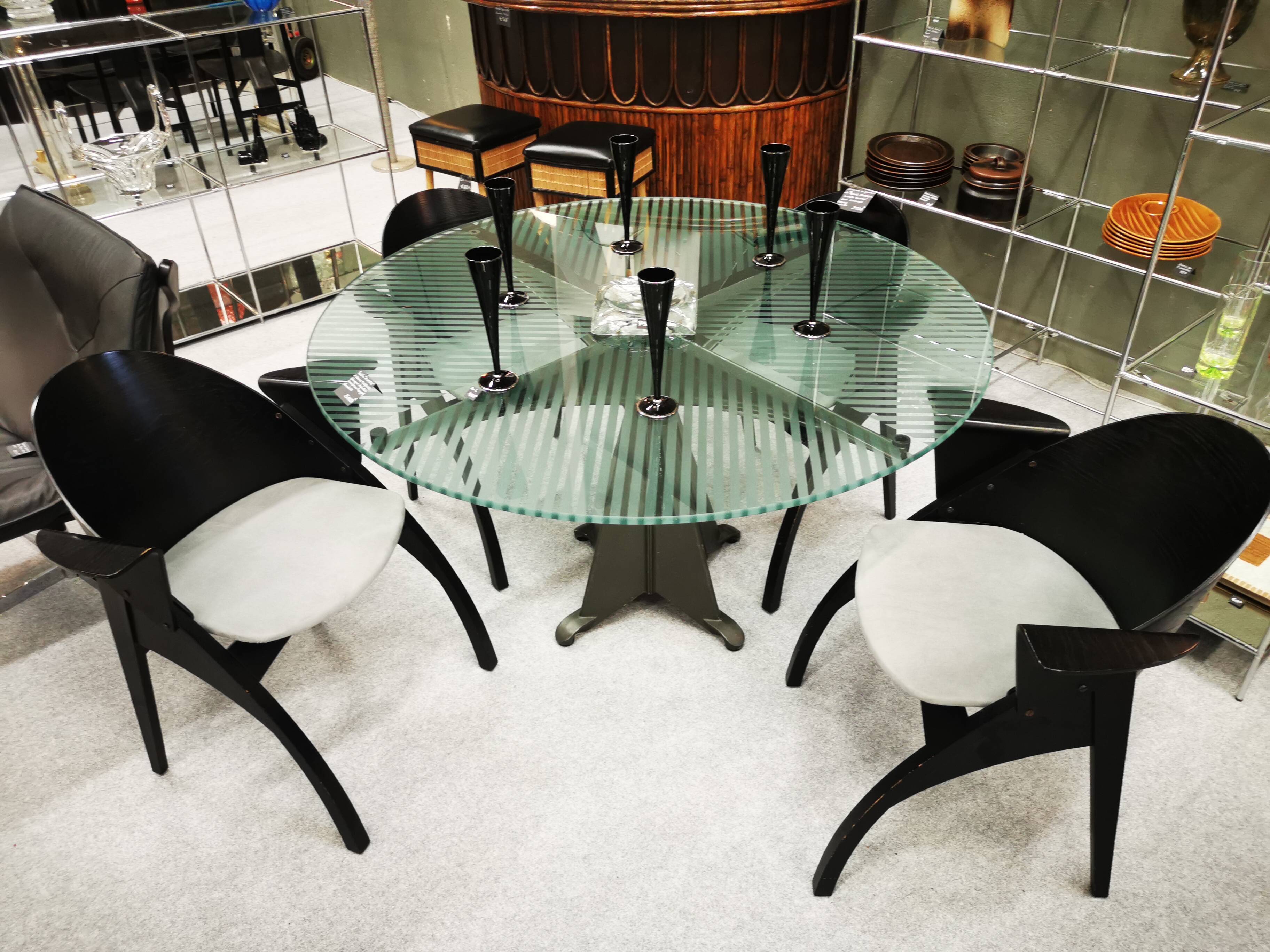 "Alada" designer dining table, Oscar TUSQUETS - 1980s