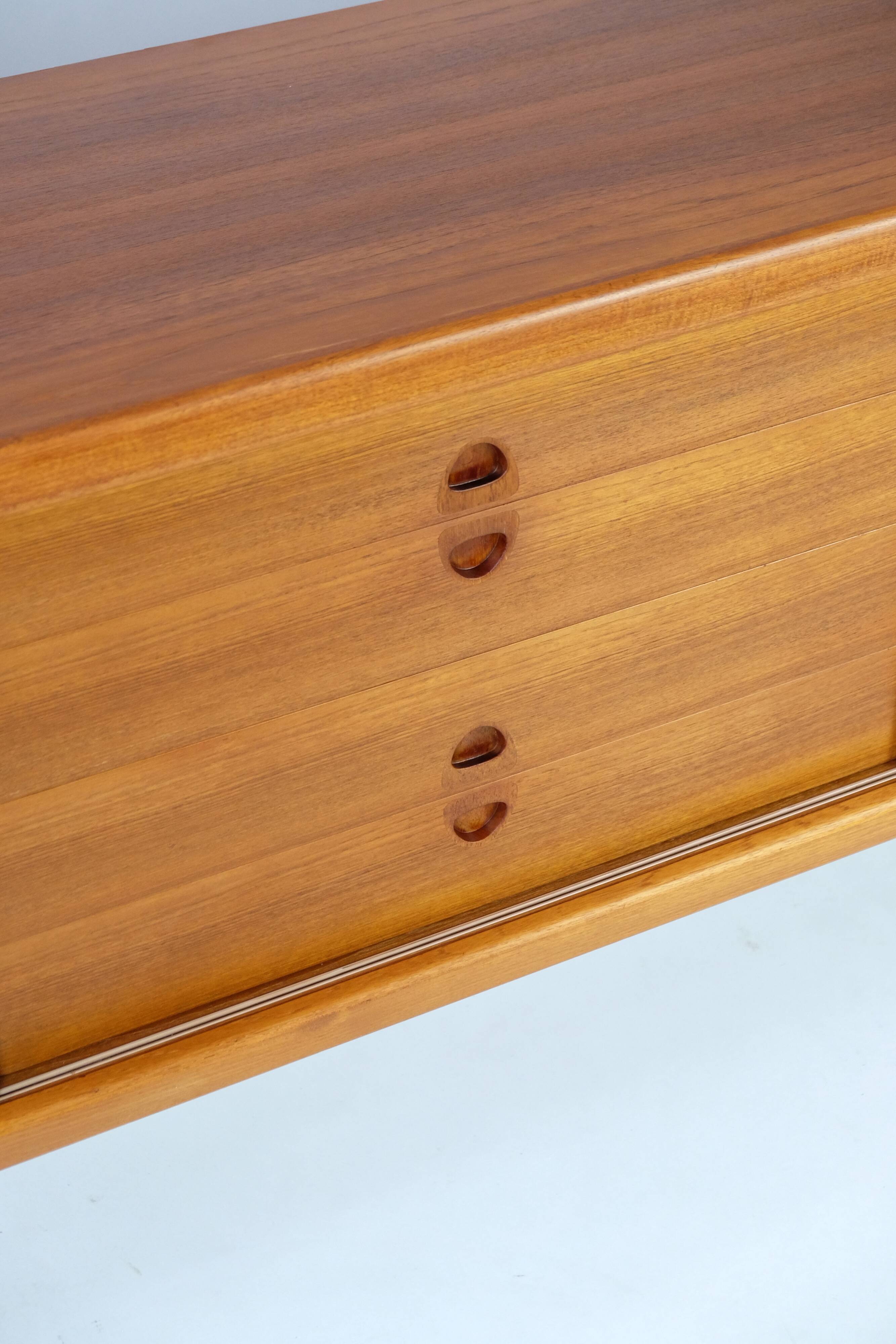 Danish Teak Sideboard by H.W. Klein for Bramin 60er Mid-Century