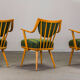 German Beech Armchairs from Casala, 1950s, set of 6