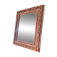 Miroir classique rectangulaire en bois sculpté