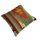 Housse de coussin kilim turque vintage, 40 x 40 cm