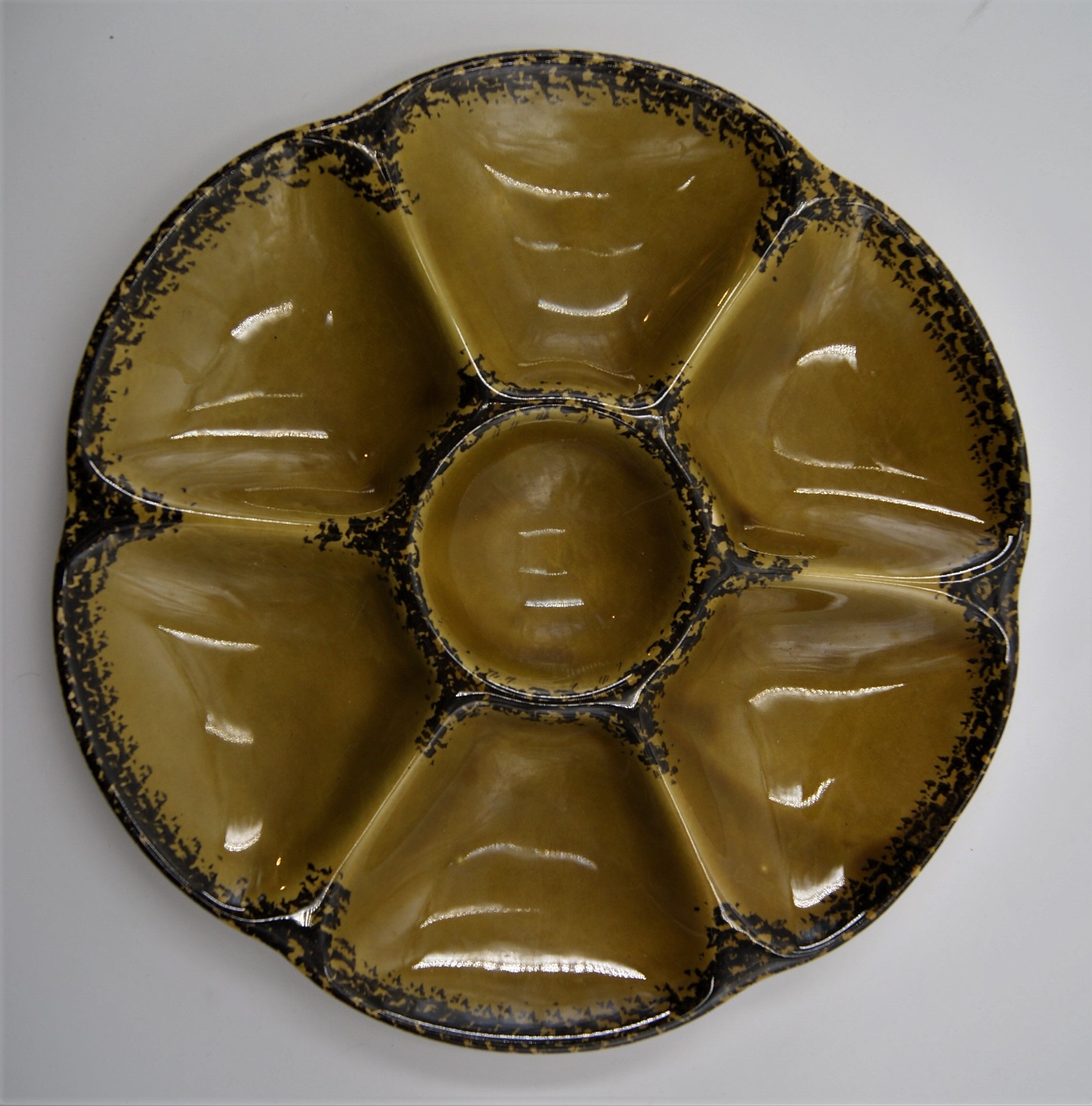 Service slurry Vintage Gien oysters