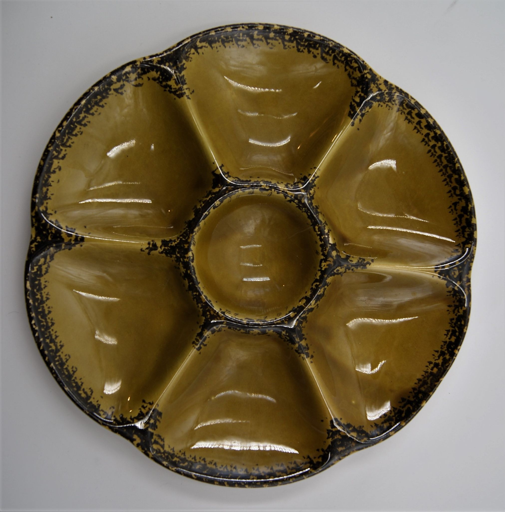 Service slurry Vintage Gien oysters