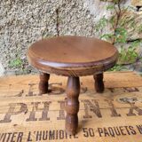 Wooden tripod stool