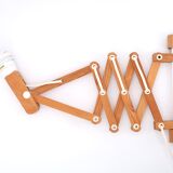 Extendable wooden wall lamp by Translandia, 60s