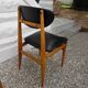 Series of six scandinavian chairs