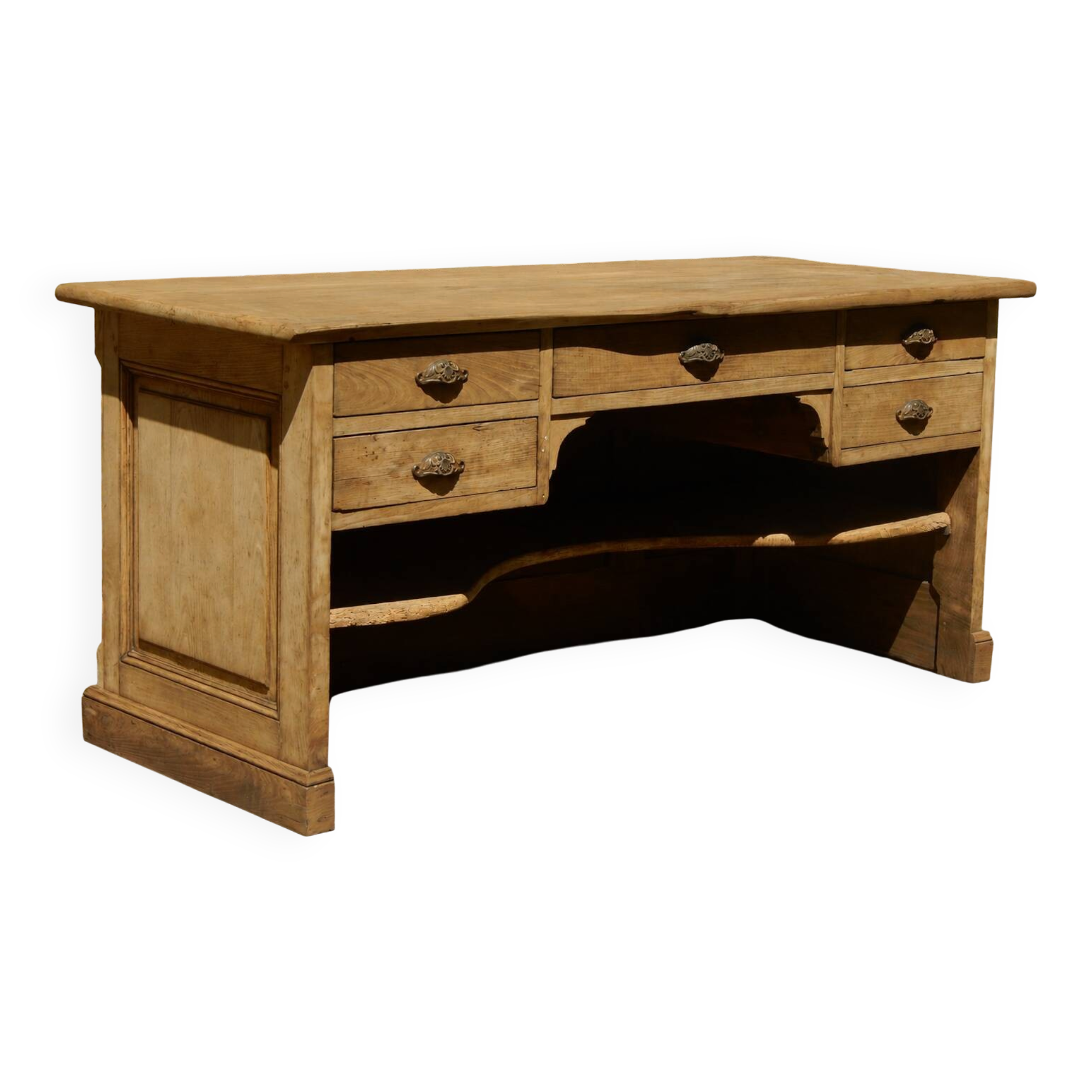 Exceptional commercial bank counter, professional furniture, kitchen island.