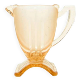 I9h art deco - rose milk jug stolzle 1930