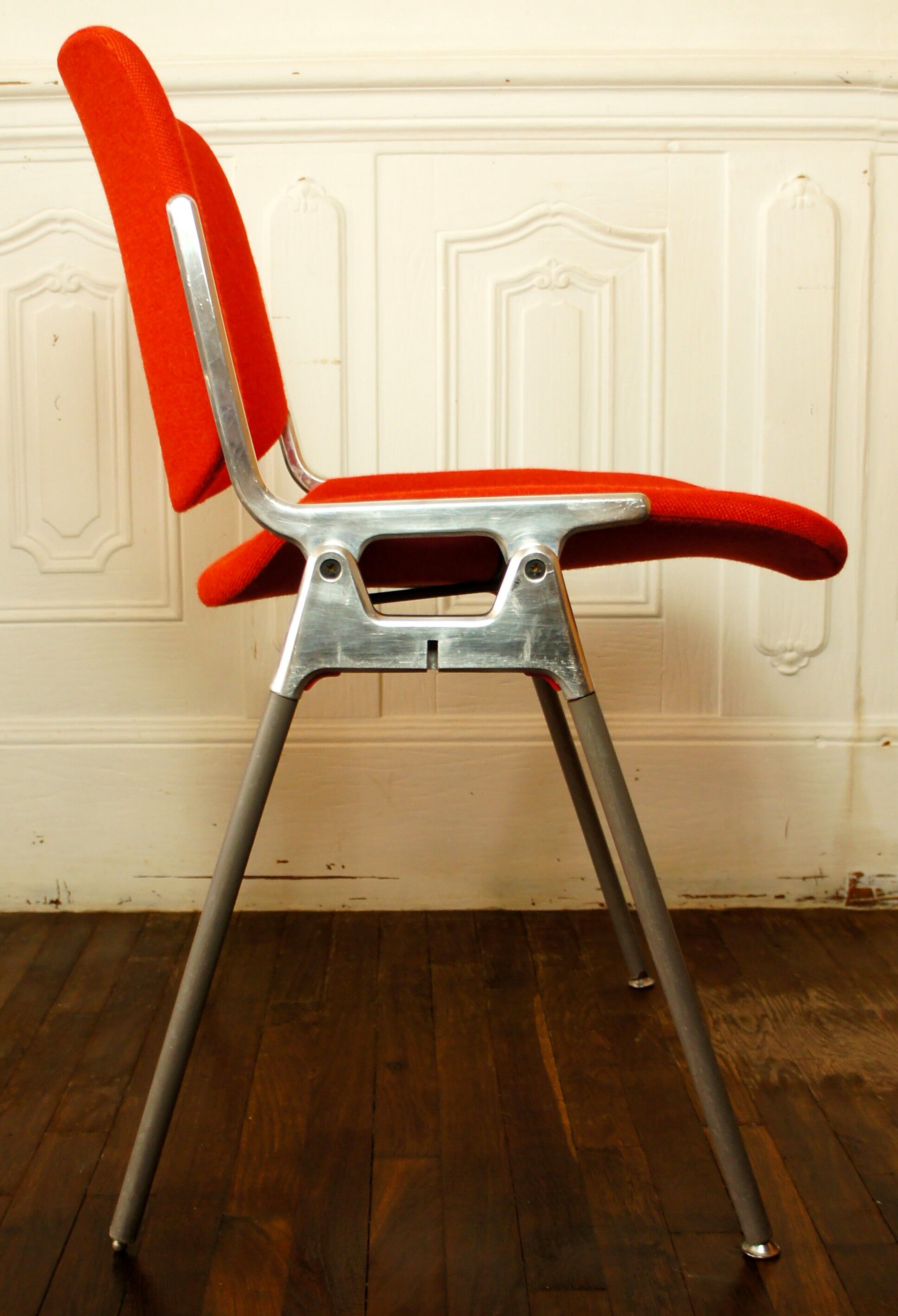 JSC Castelli Piretti vintage orange chair