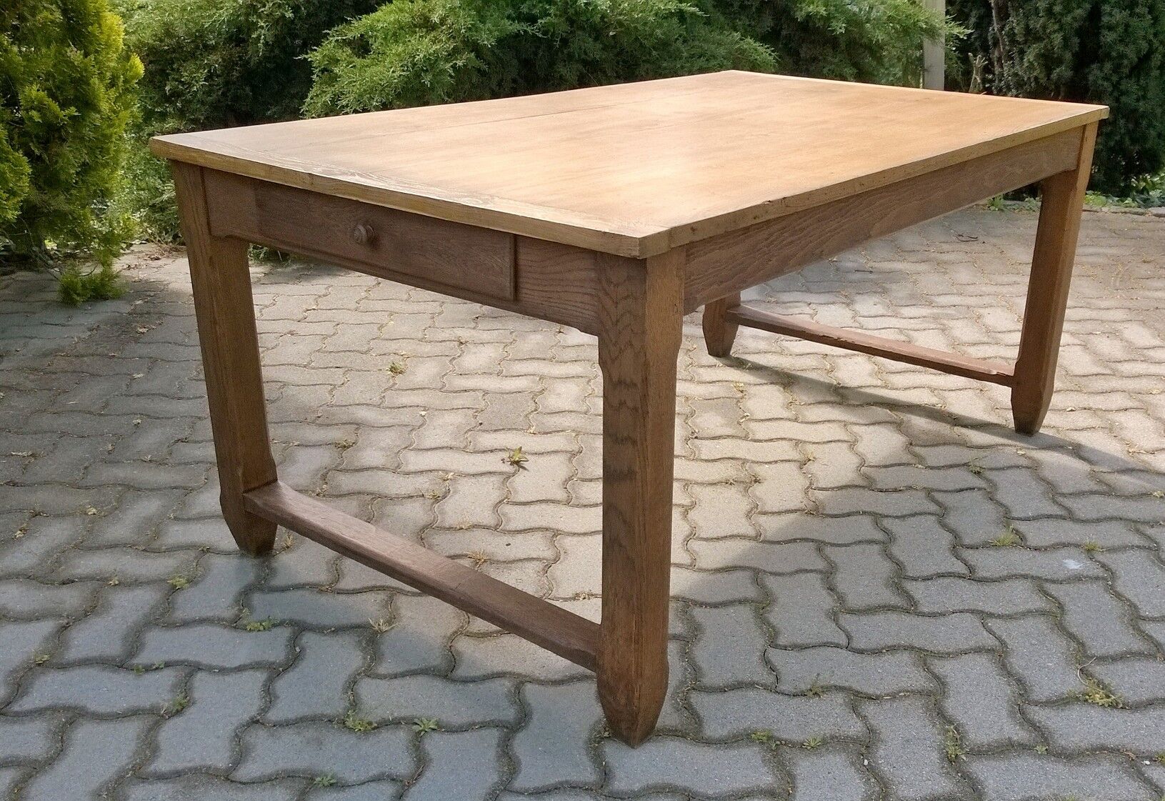 Solid oak farm table 1930