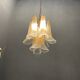 Italian Murano Glass Feather Pendant Lamp