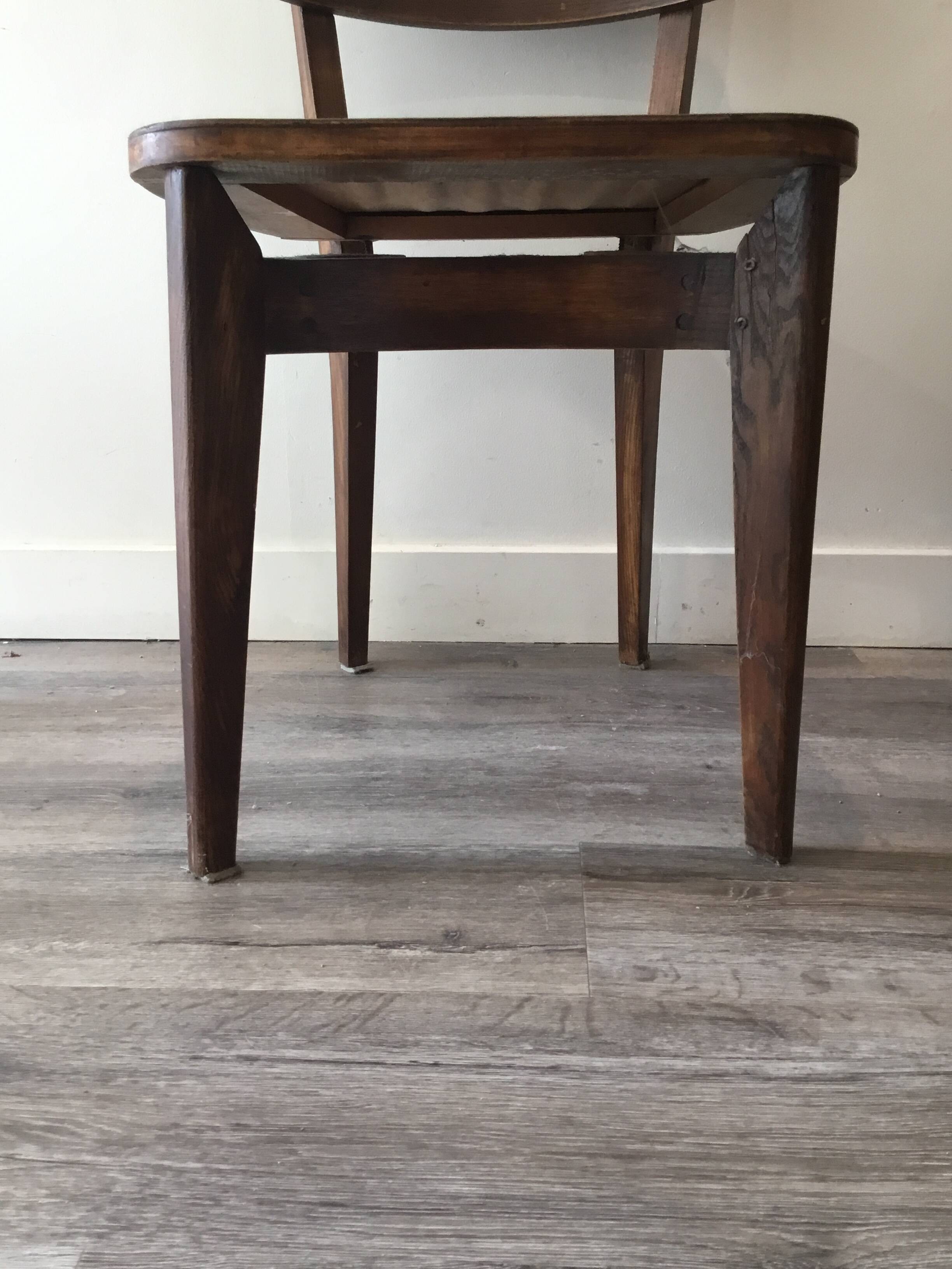 Bistro chair in wood, Baumann style.