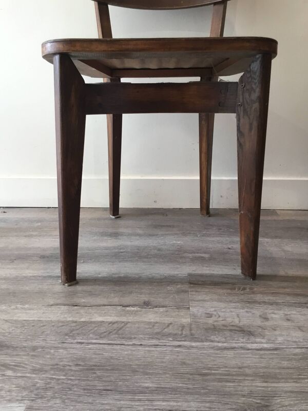 Chaise bistrot en bois style baumann