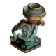 Art Deco candle holder