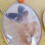 Pair of vintage butterfly frames