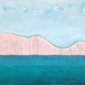Acrylic painting ' Cliff ', Jacek Wendzonka