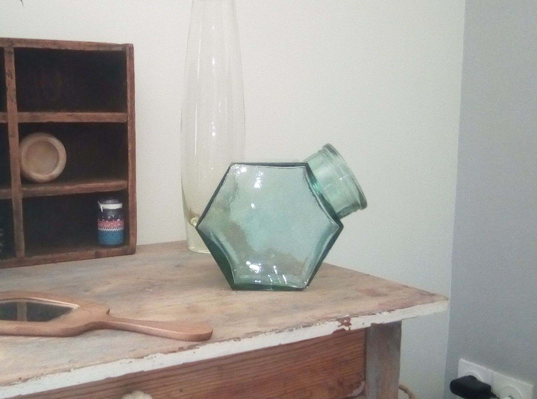 Vintage candy jar 70s